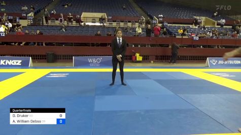 Daniel Druker vs Antonio William Debss 2024 Pan IBJJF Jiu-Jitsu No-Gi Championship