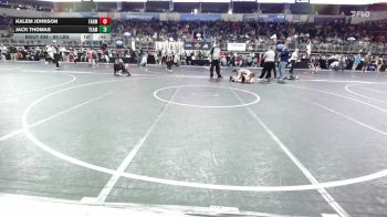 85 lbs Quarterfinal - Kalem Johnson, Farmington Mat Rats vs Jack Thomas, Team Apex