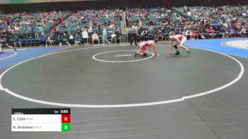 132 lbs Consi Of 32 #1 - Ethan Cota, Reno vs Nash Andrews, West Field