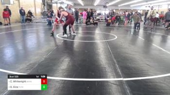 220 lbs Consi Of 4 - Clayton Whitenight, Berwick vs Gunner Giza, Plymouth