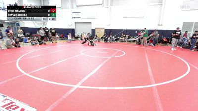 J-75 lbs Consi Of 16 #2 - Bret Relyea, NY vs Styles Riehle, NY