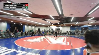 62 lbs Semifinal - Isabelle Harvey, St. Maries Wrestling Club vs Ingrid Rodriguez, Grizzly Wrestling Club
