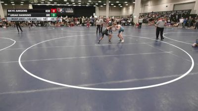 132 lbs Cons. Sub-rd Of 64 - Uriah Hawkins, Granite Wrestling Club vs Skye Jurgens, Nebraska