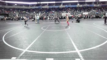 85 lbs Round Of 16 - Brantley Edgerton, Cougar WC vs Liam Reeves, Steel Valley Renegades WC