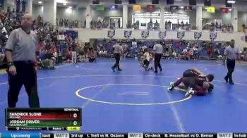 165 lbs Semifinal - Shadrick Slone, WILLARD vs Jordan Driver, Columbia City