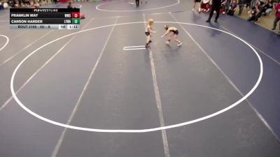 8U - A Cons. Round 2 - Franklin May, Waconia Wrestling Club vs Carson Harder, Lakeville Youth Wrestling Association