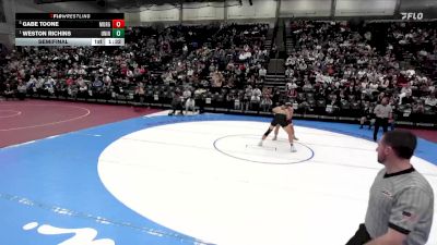 3A 215 lbs Semifinal - Weston Richins, Union vs Gabe Toone, Morgan