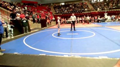 83 lbs Quarterfinal - Kolt Karriman, Grove Takedown Club vs Bradley Richards, Berryhill Wrestling Club