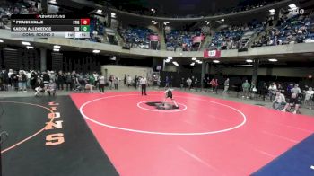 120 lbs Cons. Round 2 - Frank Valle, St. Ignatius vs Kaden Alldredge, Edwardsville