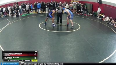 158-161 lbs Semifinal - Gordon Austin, Sierra Vista vs Keegan Zamarripa, Foothill