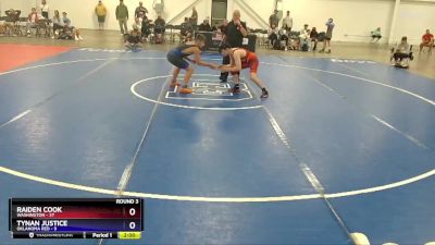 136 lbs Round 3 (8 Team) - Raiden Cook, Washington vs Tynan Justice, Oklahoma Red