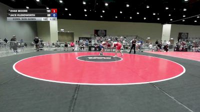 165 lbs Cons. Sub-semis - Evan Moore, Tiger Wrestling Club vs Jace Klendworth, Immortal Athletics WC