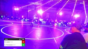 61 lbs Round Of 16 - Bobby Lopez, Team Garcia vs Colt Thompson, Western Nebraska Elite