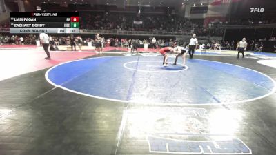 120 lbs Cons. Round 1 - Liam Fagan, Golden Valley vs Zachary Bondy, Inderkum