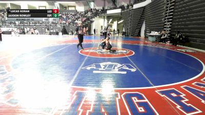 100 lbs Round Of 16 - Lucas Koran, Lassiter Jr Trojans Wrestling Club vs Jaxson Rowley, Pope Junior Wrestling Club