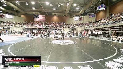 Cons. Round 3 - Jaygen Stubbs, Union vs Tucker Mccormick, Canyon View