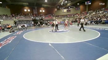 1A 144 lbs Quarterfinal - Tayzen Walker, Altamont vs Peyton Thomas, Milford