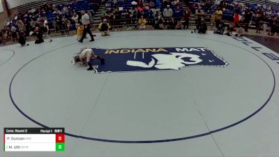 8U Boys - 45 lbs Cons. Round 2 - Myles Uhl, East Noble TUF Wrestling vs Parker Duncan, Avon Wrestling Club