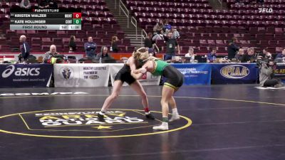 100 lbs First Round - Kristen Walzer, Montour-G vs Kate Hollinger, Central Dauphin-G