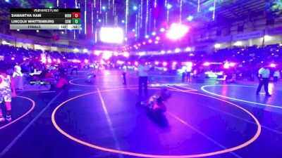 62 lbs Final - Samantha Ham, Nebraska Wr Ac vs Lincoln Whittenburg, Ceres Pups WC