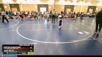 42 lbs Champ. Round 1 - Axxton Mckeachnie, Juab Wrestling Club (JWC) vs Kade Kelley, Warrior Wrestling Club