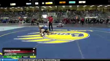 145 lbs Quarterfinals (8 Team) - Gradin Fairbanks, 4A Philomath vs Jackson Lyda, 4A Banks