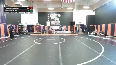 144 lbs Cons. Round 6 - Aidan Ruelas, Canyon Springs vs Lucas Wozniak, Norco