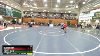 113 lbs Champ. Round 3 - Abram Cline, Granite Hills vs Jacob Baker, Great Oak