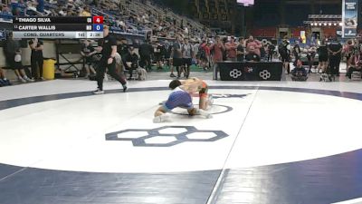126 lbs Cons. Quarters - Thiago Silva, California vs Carter Wallis, Missouri