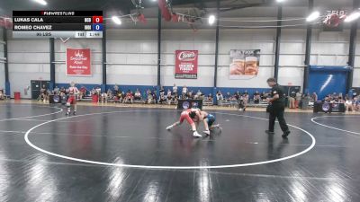 96 lbs Lukas Cala, North Carolina Blue vs Romeo Chavez, Indiana