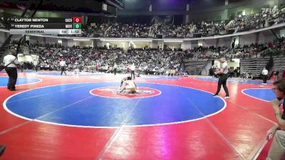 106-6A Semifinal - Clayton Newton, Camden County vs Yeredy Pineda, Mountain View