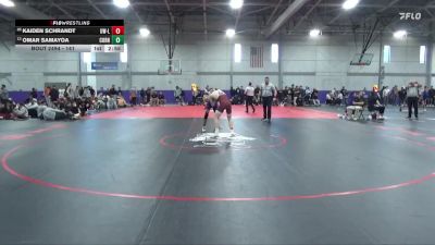 141 lbs Consolation 1st - Omar Samayoa, Cornell College vs Kaiden Schrandt, Wisconsin-La Crosse