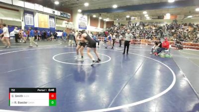 152 lbs Cons. Round 2 - Robert Baeder, Dana Hills vs Cale Smith, Glendora