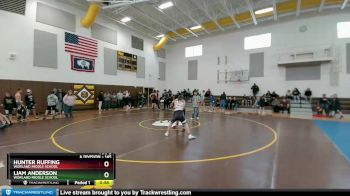 145 lbs Round 3 - Hunter Ruffing, Worland Middle School vs Liam Anderson, Worland Middle School