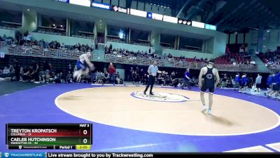 132 lbs 4th Wrestleback (16 Team) - Caeleb Hutchinson, Manhattan HS vs Treyton Kropatsch, Columbus