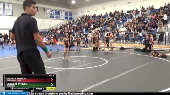 62 lbs Champ. Round 1 - Savina Burgo, Simi Valley Club vs Celeste Prieto, Warriors