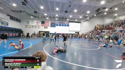 40-41 lbs Round 2 - KaizLeigh Dickinson, Douglas WC vs Reagan Murphy, Casper Wrestling Club