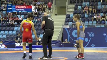 57 kg 1/8 Final - Tancholpon Kybalbekova, Kyrgyzstan vs Denise Piroddu, Italy