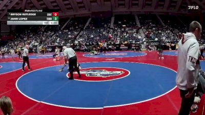 1A-113 lbs Quarterfinal - Bryson Rutledge, Chattooga vs Jahir Lopez, Toombs County