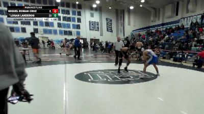132 lbs Champ. Round 2 - Miguel Roman Cruz, Point Loma vs Logan Landeros, Central Union