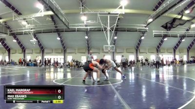 165 lbs Cons. Round 4 - Max Ebanks, Suny Brockport vs Kael Margraf, Ohio Northern Univerity