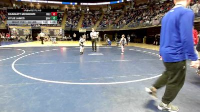 55 lbs Round Of 16 - Scarlett McKeown, Wilkes Barre vs Kylie James, Quakertown