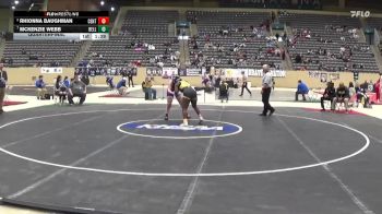 165 lbs Quarterfinal - McKenzie Webb, Bell County vs Rhionna Baughman, Central