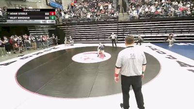 4A 106 lbs Cons. Round 1 - Adam Steele, Highland vs Riley Bingham, Ridgeline