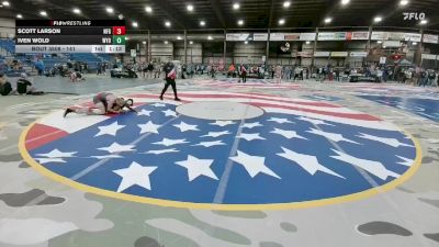 141 lbs Round 1 - Scott Larson, Newcastle Fall Guys vs Iven Wold, Wyoming