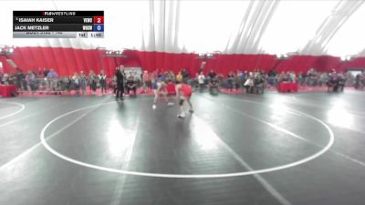 140 lbs Cons. Round 2 - Isaiah Kaiser, Valley Elite Wrestling Club vs Jack Metzler, Waunakee High School Wrestling