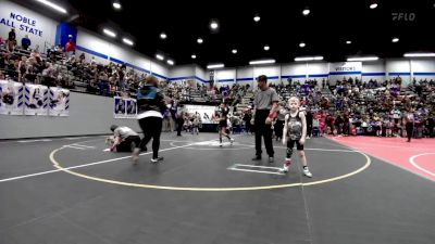 46 lbs Round Of 32 - Daniel Kelly, Hennessey Takedown Club vs Brek Kirbie, Woodward Youth Wrestling