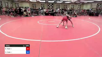 120 lbs Rr Rnd 2 - Ezekiel Keel, Va vs Caleb Cole, Ny