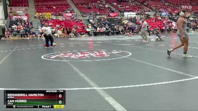 174 lbs Cons. Round 1 - Cam Morris, Avila vs Kemandrell Hamilton, Baker