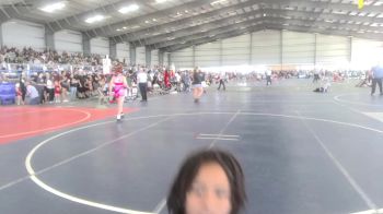 88 lbs Rr Rnd 1 - Regan Kinneman, Thorobred vs Mya Martinez, Kingdom WC